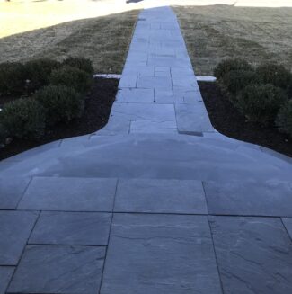 Stone Walkway & Landscaping