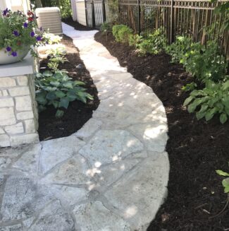Stone Path & Landscaping