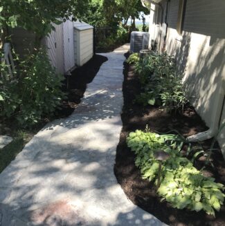 Stone Path & Landscaping